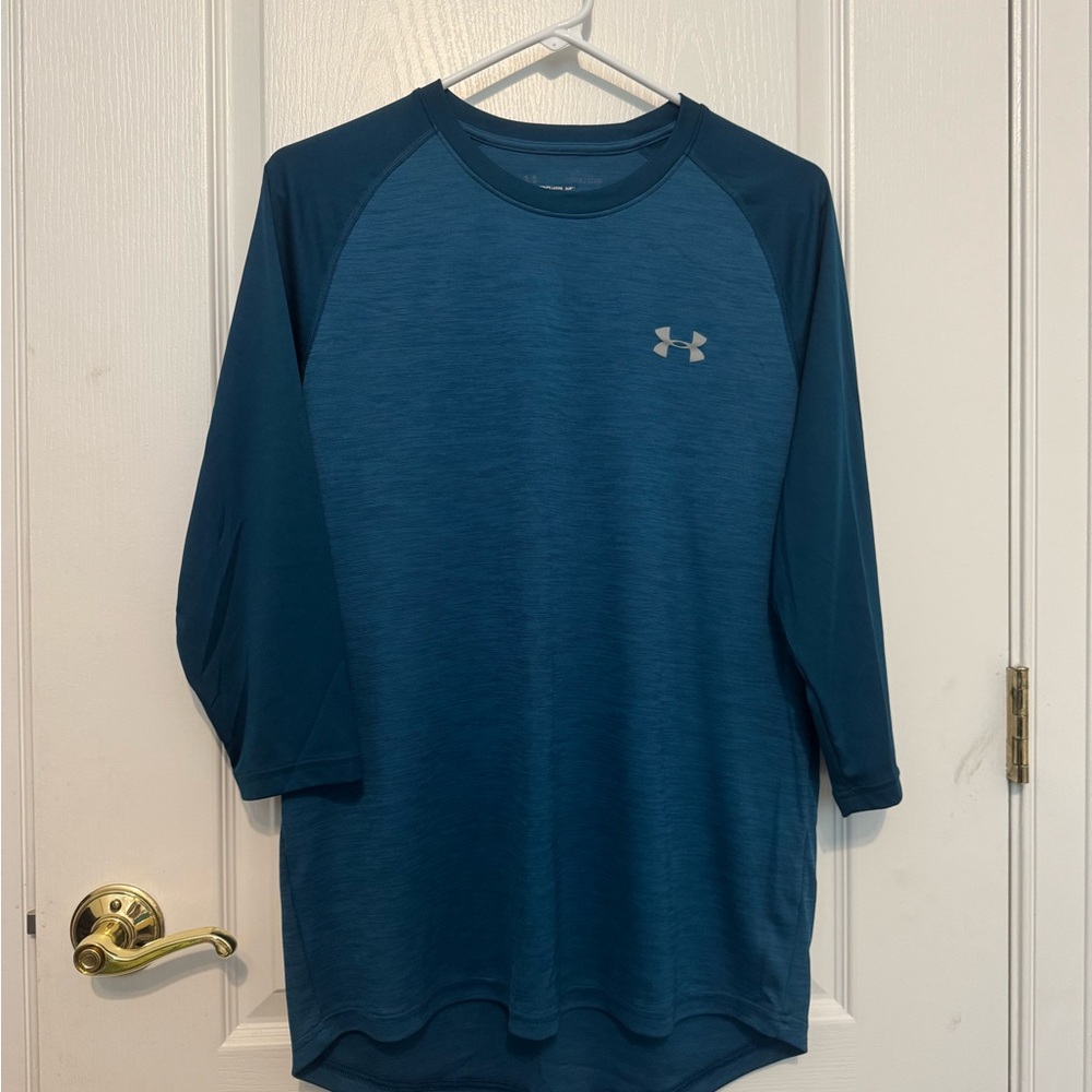 Under Armour Men's Teal Long Sleeve Tee